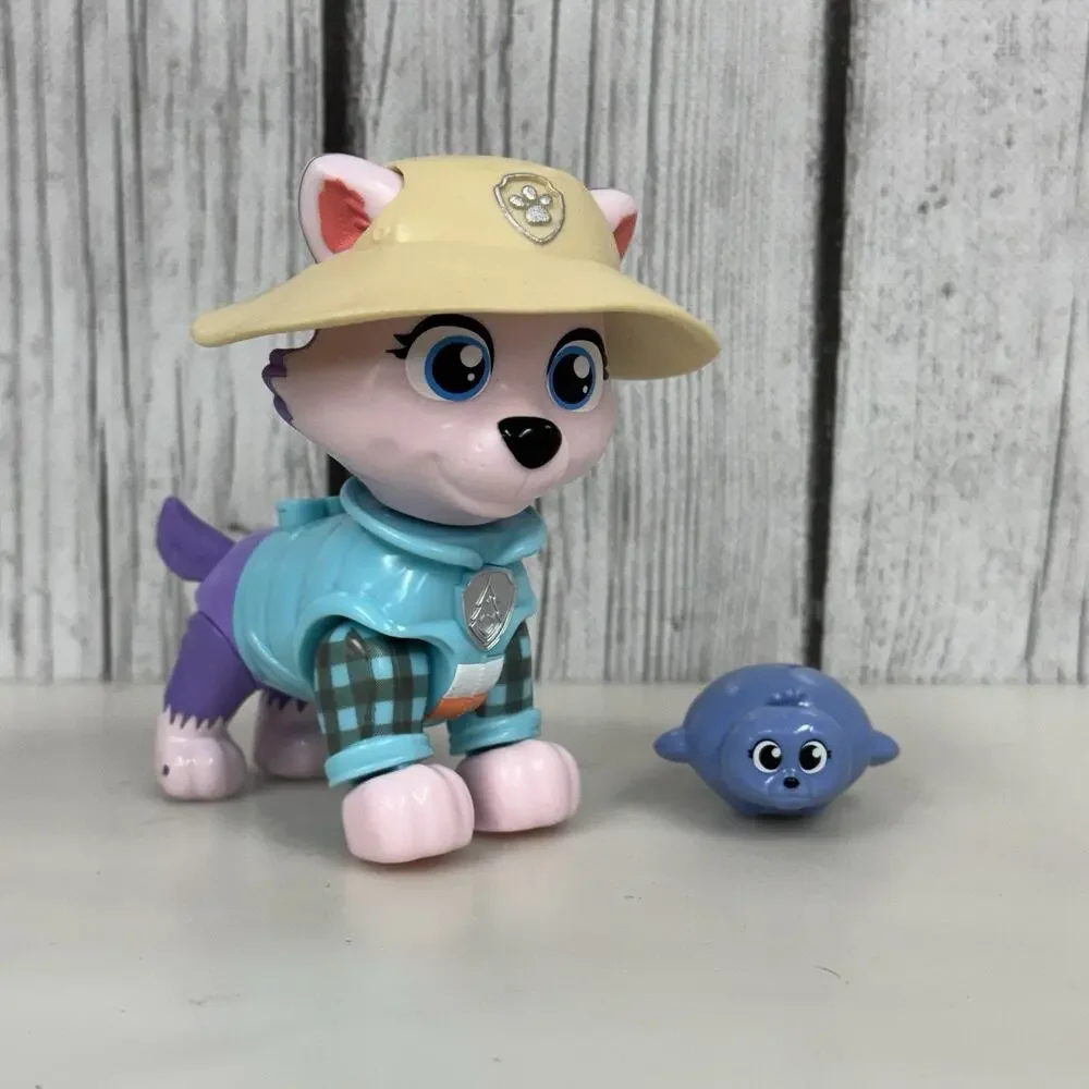 Paw Patrol Skye's Camping Figure Everest Toy And Baby Seal